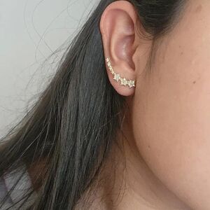 Cubic Zirconia Stainless Steel Earrings